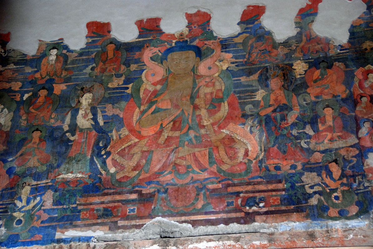 Lo Manthang Thubchen 04-2 Entrance Above Door Painting Of Buddha